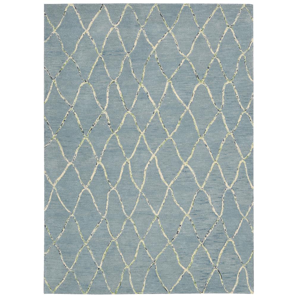 Nourison INT02 Intermix 3 Ft. 6 In. X 5 Ft. 6 In. Rectangle Rug in Wave